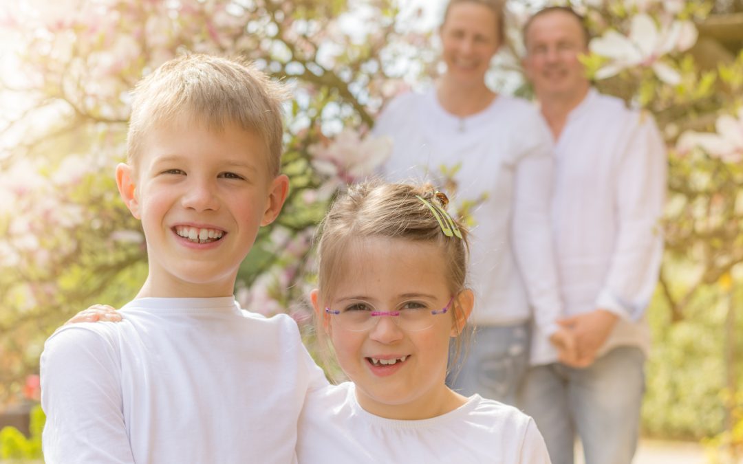 Frühlingsfamilienfotos in Bergheim