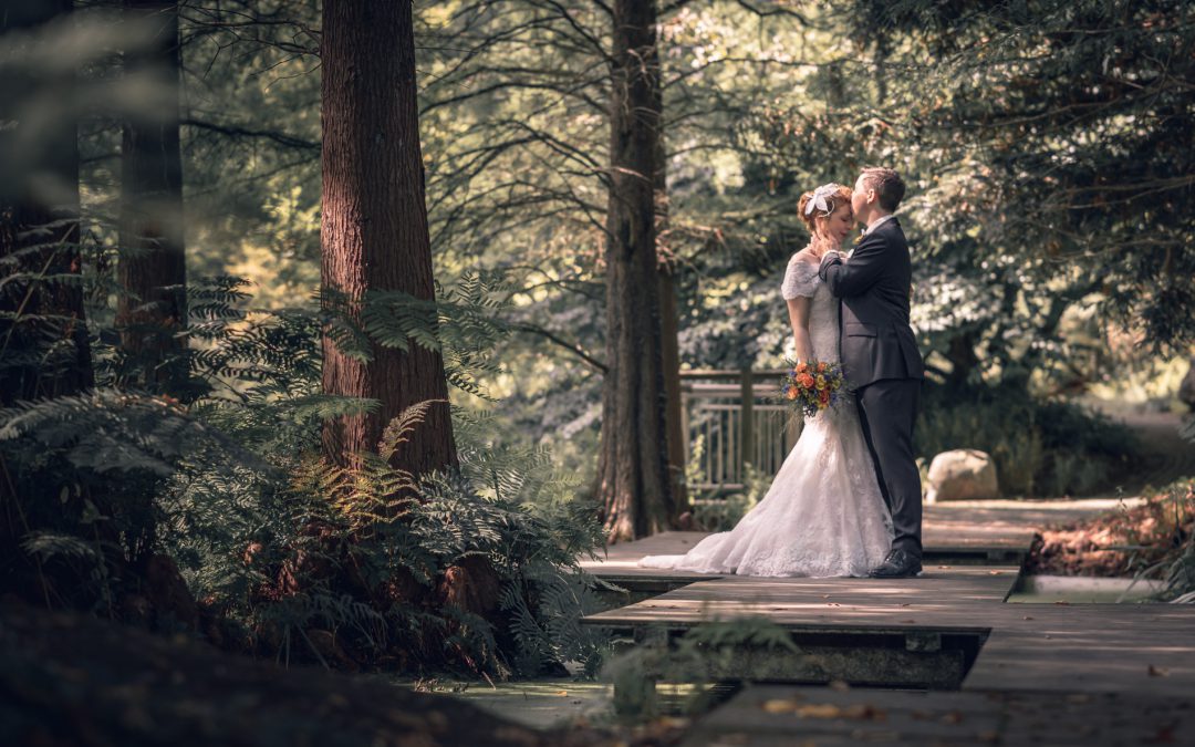 Hochzeit in Bochum und Paarshooting im Botanischen Garten